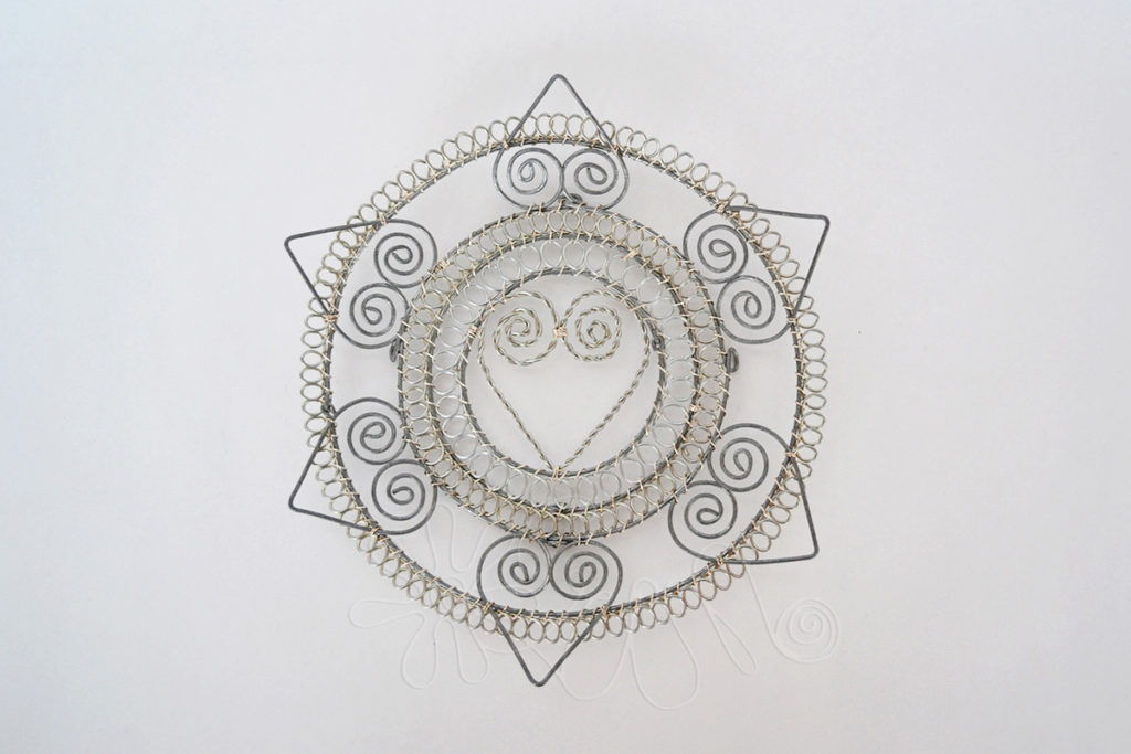 Podložka pod hrnček z pozinkovaného drôtu