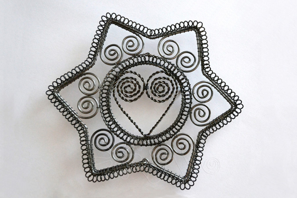 Podložka pod hrniec so srdiečkami