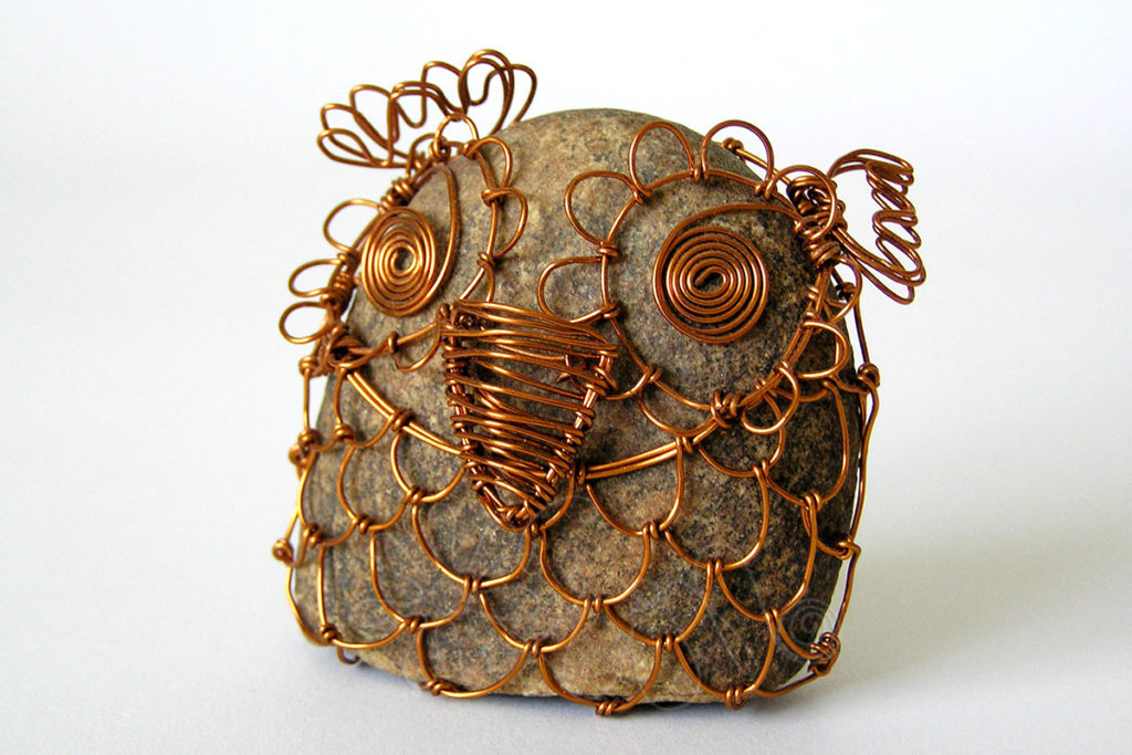 Kamenná sova - ťažítko