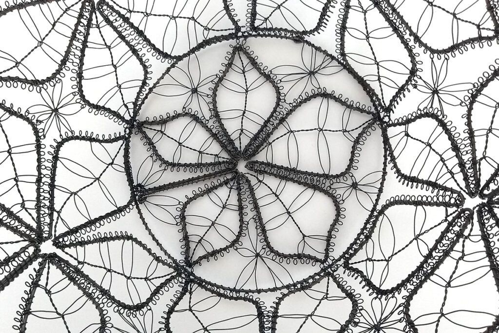 gaštanový košík detail